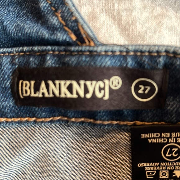 Blank NYC Skinny Jean Overalls Size 27 - Picture 3 of 5
